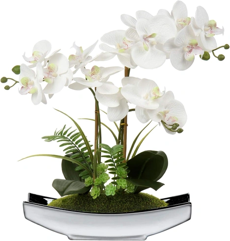 Umělá květina Briful AF-0026-S-W, orchidej