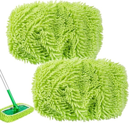 KEEPOW 2 utierky na podlahu pre mop Swiffer na mokré podlahy, opakovane použiteľné pre utierky na