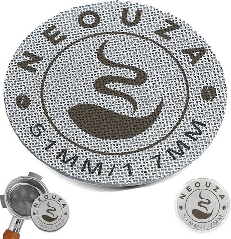 NEOUZA Opakovane použiteľné nerezové sitko na espresso 51 mm 1,7 mm Hrúbka 150 Î¼ m pre kávový