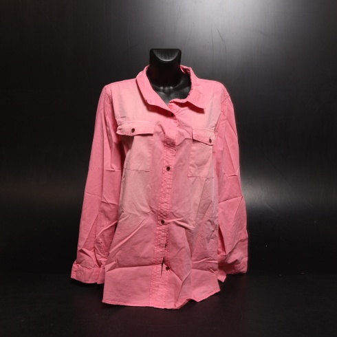 Dámská košile Roskiky Button Down růžová XXL