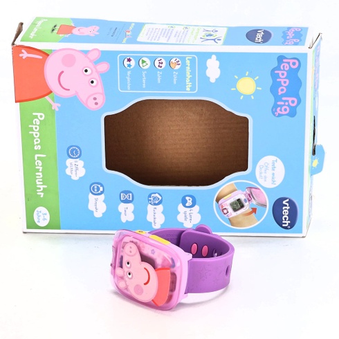 Dětské hodinky Vtech 80-526004 Peppa Pig DE