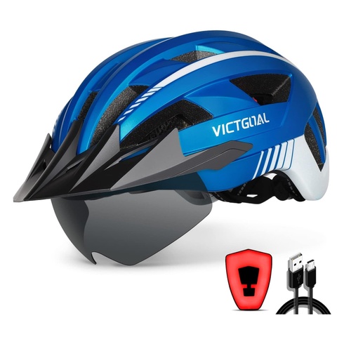 Cyklistická prilba VICTGOAL modrá M