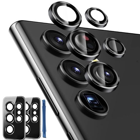 IMBZBK [5+5 kusů] ochranná fólie na fotoaparát pro Samsung Galaxy S23 Ultra ochrana fotoaparátu