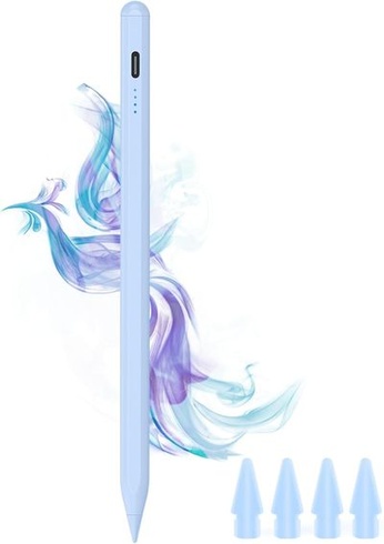 Stylus Pen pre iPad 2018-2024 – USB C Rýchle nabíjanie pre iPad Ceruzka s perom Palm Rejection Pen pre