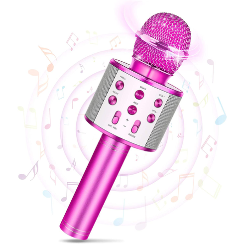 Dětský mikrofon ‎Tesoyzii fialový