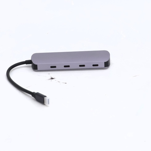 USB HUB REXFYDIOUS 4 v 1 sivý