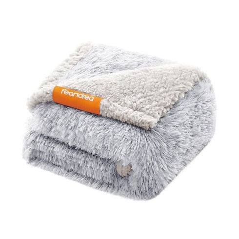 Feandrea Psie deka Vodeodolná deka Dlhá plyšová pre miniatúrne psy Mačky 73x63cm S Sherpa Fabric