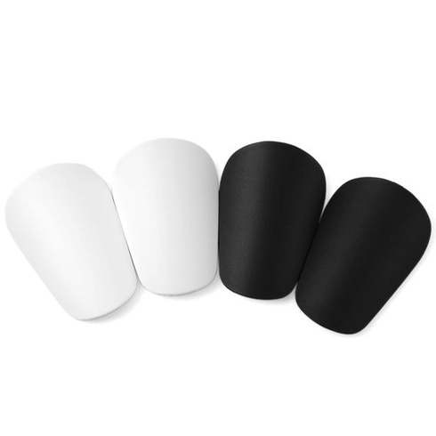 4ks Extra mini futbalové holenné chrániče, 8x5cm Pohodlné malé futbalové holenné chrániče pre