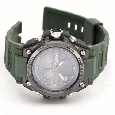 Vojenské hodinky Findtime zelené