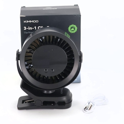 KIMMOO Ventilátor Kimmoo Clip Dobíjacie, Mini