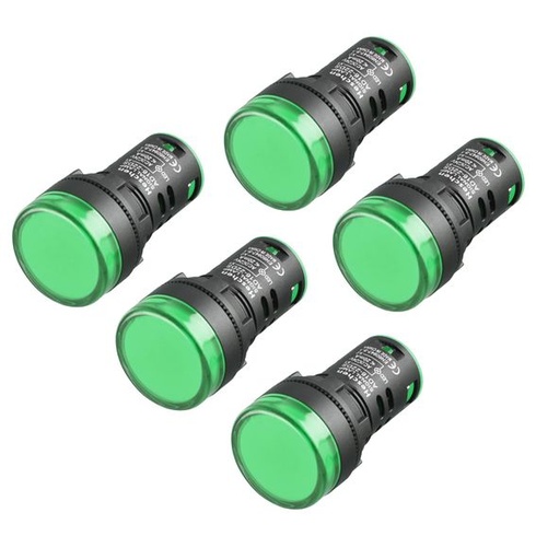 Heschen AD16-22D/S LED 24V DC 20mA zelená 5 kusov