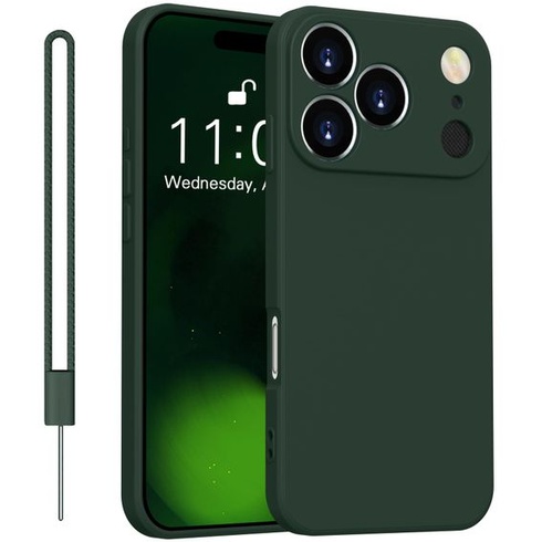 Prémiový silikonový kryt pro iPhone 17 Pro, ochranný kryt fotoaparátu pro iPhone 17 Pro s 1