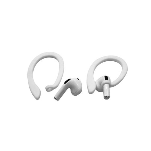 1 pár ušních háčků s ochranou proti ztrátě pro Bluetooth sluchátka, vhodné pro AirPods, Apple
