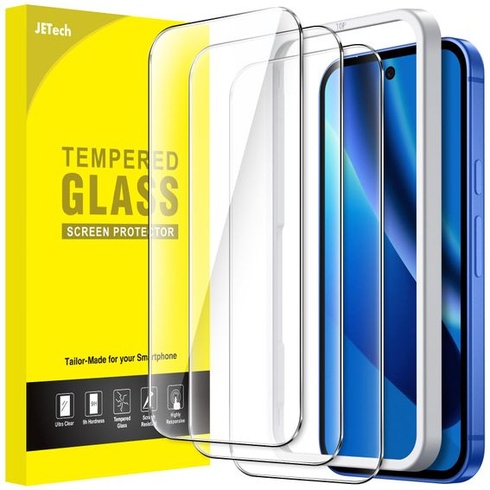 Ochranná fólie JETech pro Google Pixel 10a, balení po 3 ks, průhledná.