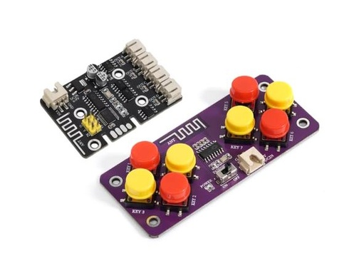 PEMENOL Modul relé prijímača Servo Doska 2,4 GHz 8 kanálov pre RC auto Smart Home, Bezdrôtový modul