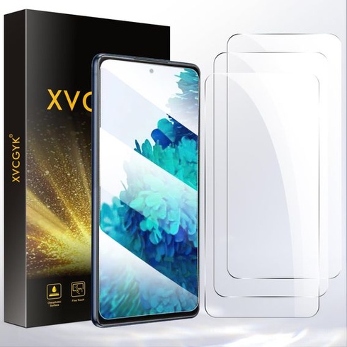 3 kusy ochranného skla z tvrdeného skla pre Samsung Galaxy S20 FE, priehľadné, 6,5 palca