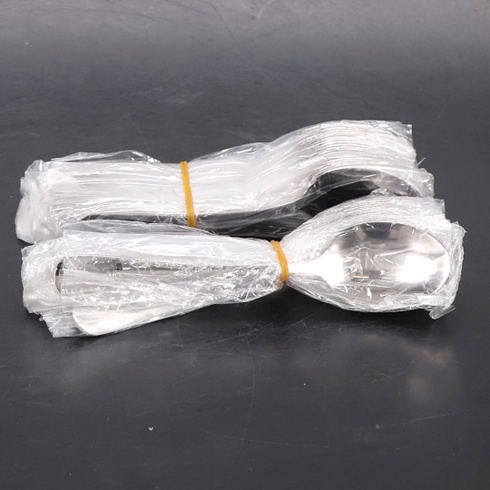 36dielna sada čajových lyžičiek z nerezovej ocele (14 cm) – vhodná do umývačky riadu, kávové lyžičky na