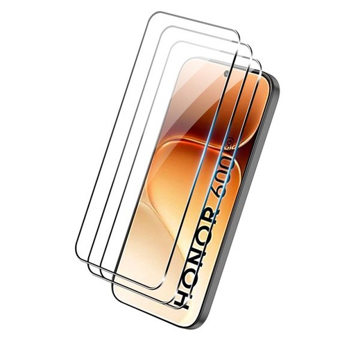 Sada 3 ks tvrdených ochranných skiel pre Honor 600/600 Pro 5G, HD ochranná fólia na displej, plné