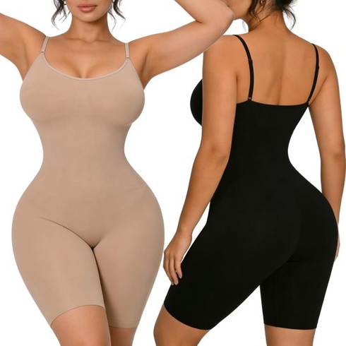 Dámske sťahovacie body, 2dielne, tvarujúce celé telo, sada 2 ks, kontrola bruška, korzet v páse,