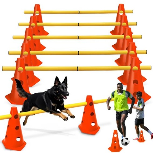 Súprava na agility XEIYEI Cavaletti 5dielna 23cm
