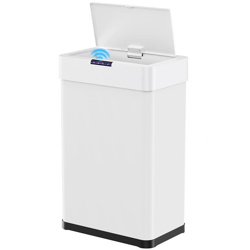 Kuchynský odpadkový kôš so senzorom LY-38, 50 l, biely - N