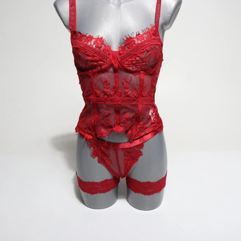 Avidlove Dámský set spodního prádla, krajkový body korzet, sexy spodní prádlo, křivky, body, teddy