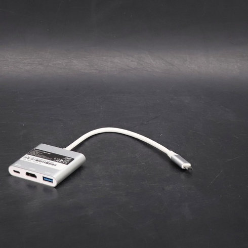 Viacportový adaptér Acer USB C HDMI, adaptér 4K HDMI USB C s PD 100W, dátový port USB 3.0 5 Gb/s,