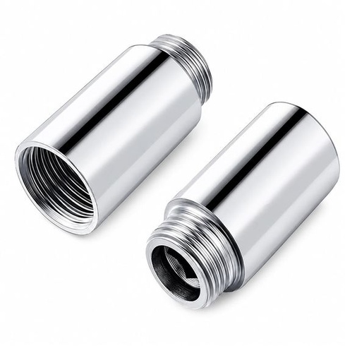 Prodloužení 1/2 palce, prodloužení kohoutku G1/2, 2 kusy, trubky 40 mm
