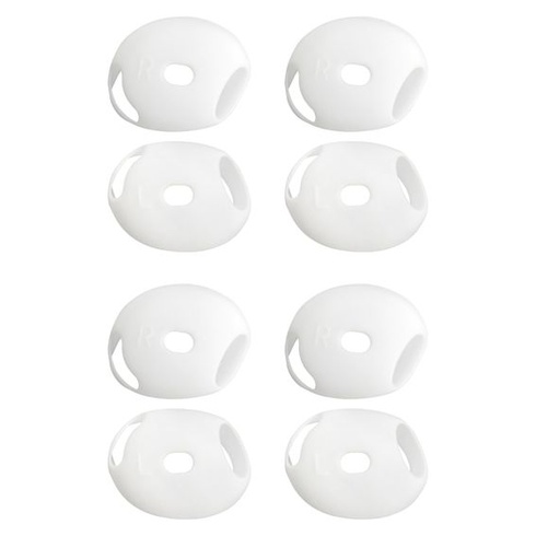 Gumové náušníky kompatibilné s Apple AirPods 4, silikónové ochranné kryty náušníkov, protišmykové,