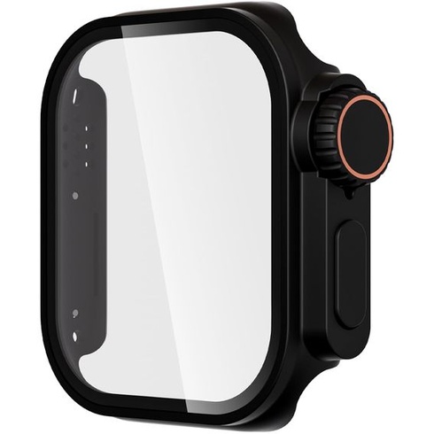 Kompatibilný kryt s ochranou displeja pre Apple Watch Series 6/5/4 SE 2 44mm [Vyzerá ako púzdro