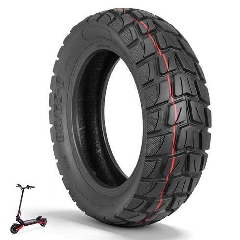 Terénní pneumatiky 80/65-6 pro Kugoo M4 Pro/Zero 10X, nafukovací pneumatiky 10 * 3.0