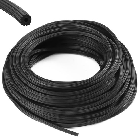Joycabin 10M Ø3,5mm gumová páska Keder pre siete proti hmyzu a moskytiéry čierna 10M Ø3,5mm