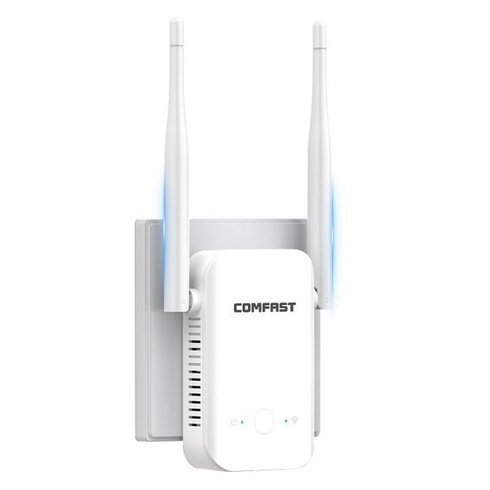 COMFAST Vysoce výkonný WiFi opakovač N300Mbps WiFi opakovač, kompatibilní se všemi internetovými