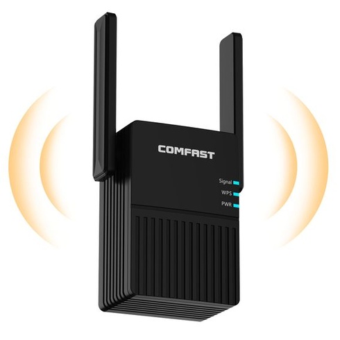 COMFAST Vysoko výkonný WiFi opakovač AC1200 Dvojpásmový WiFi opakovač