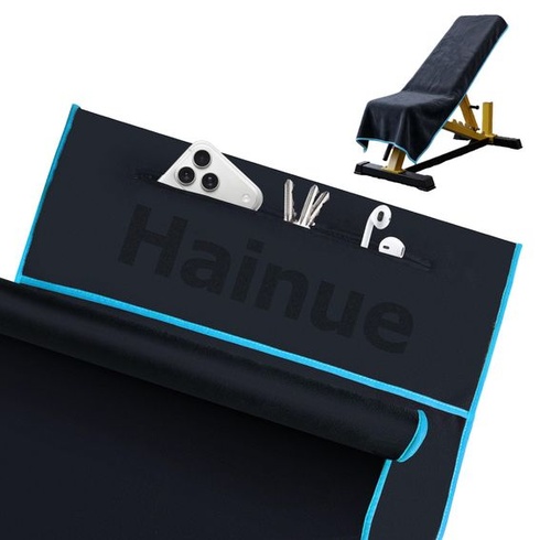 Hainue uterák do posilňovne, 120x50cm mikrovláknový fitness uterák, protišmykový, rýchloschnúci s