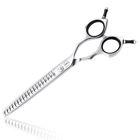 Nožnice HASHIMOTO Chunker na strihanie psov, textúrovacie nožnice, nožnice na mačky, 19 zubov, 17,8 cm,