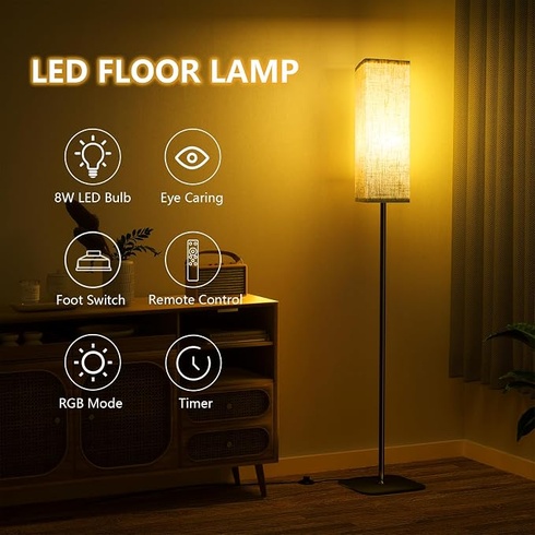 Stojacia lampa CRLL LDD čierna