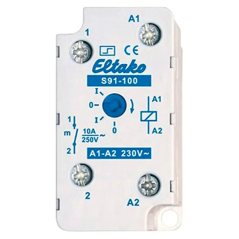 Impulzný spínač Eltako S91-100-230V, set 4 ks, 1 rozpínací kontakt, 250 V - N