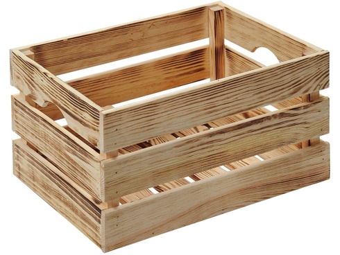 Dekoratívny box, borovica 40 x 30 x 23 cm, set 4 ks - N