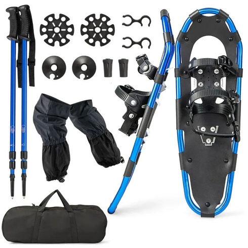 Sada snežníc SP38536NY-21, 4 v 1, 78 cm, čierno/modré - N