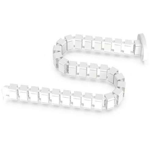 Flexibilný káblový organizér, CMP017-W, dĺžka 128 cm - N