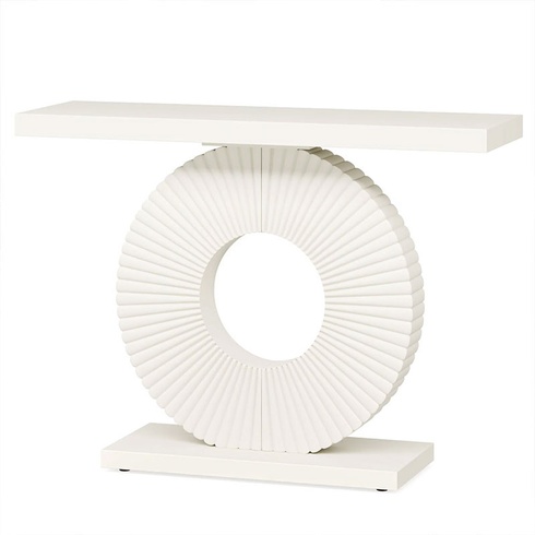 Konzolový stolík HOGA-J0185X, 100 x 30 x 79 cm, biely - N