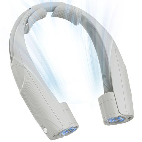 Ventilátor na krk, 6 rýchlostí, prenosný ventilátor na krk, 6000 mAh (6–20 hodín), dobíjací