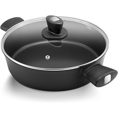 Indukčná panvica s pokrievkou Fadware 11321, 28 cm, 3,8 l, čierna - N