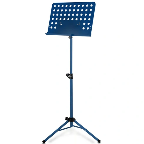 Orchestrálny stojan 00030920, perforovaný plech, modrý - N