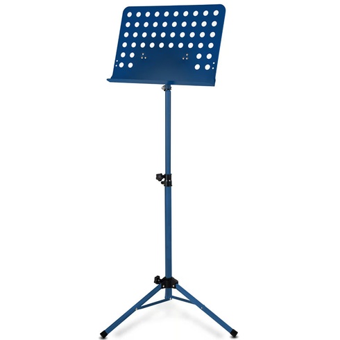 Orchestrálny stojan 00030920, perforovaný plech, modrý - N