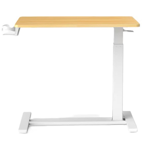 Odkladací stolík H3M-7040-Pro, nastaviteľný, 70 x 40 cm, javor/biely - N