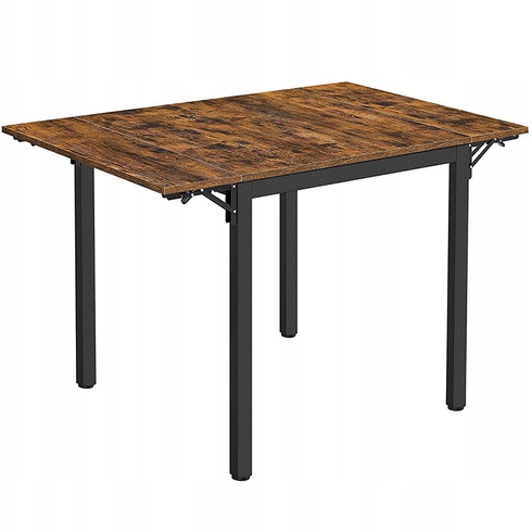 Jedálenský stôl KDT077B01V1, 78 x 120 x 76,2 cm, hnedý - N