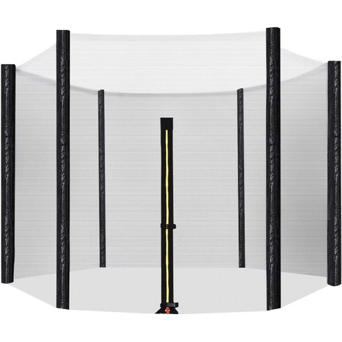 Bezpečnostná sieť pre trampolínu STN8FT, Ø 244 cm, 6 tyčí, čierna - N