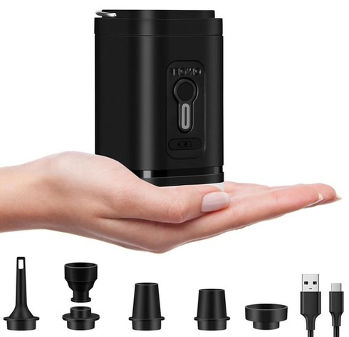 Elektrické vzduchové čerpadlo Yexati, 5 vzduchových trysiek, mini vzduchové čerpadlo 2 v 1 pre